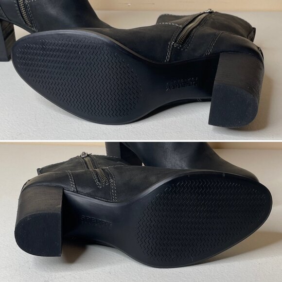 Sperry Top-Sider Leather Dasher Grace Ankle Boots Size 9 - Picture 13 of 16